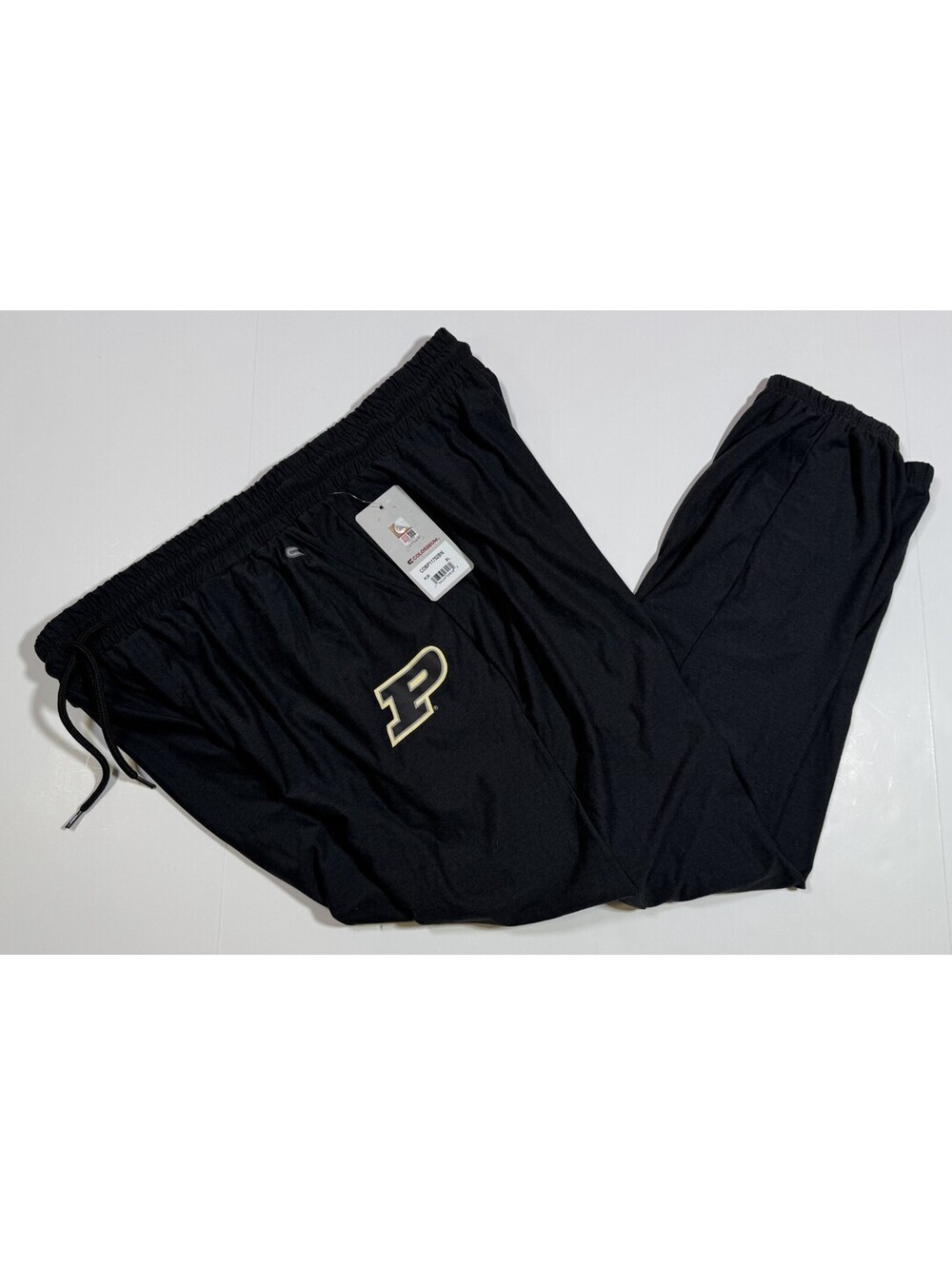 Purdue Boilermakers Joggers Black Activewear Pants Colosseum Men’s XL NWT